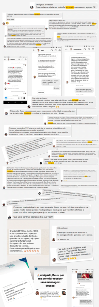 Depoimentos de Alunos