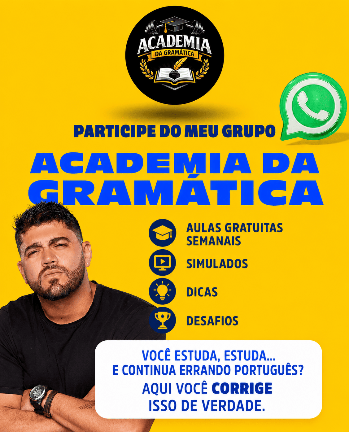 Academia da Gramática — Grupo de Português para Concursos
