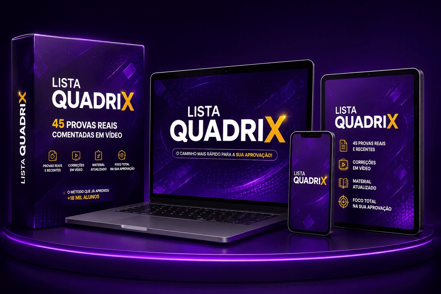 Lista Quadrix Comentada em Vídeo